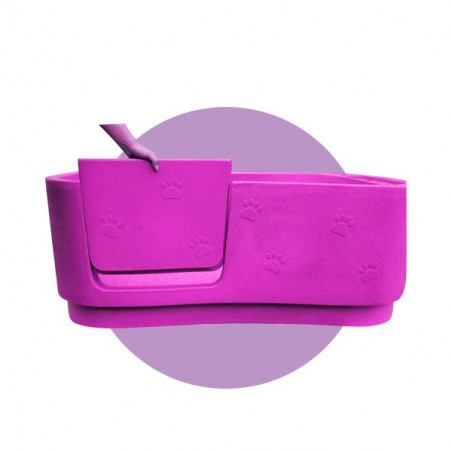Vasca da bagno autoportante grande viola
