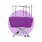 Baignoire Grand Modèle Sur Châssis Violette Baignoire Grand Modèle Sur Châssis Violette