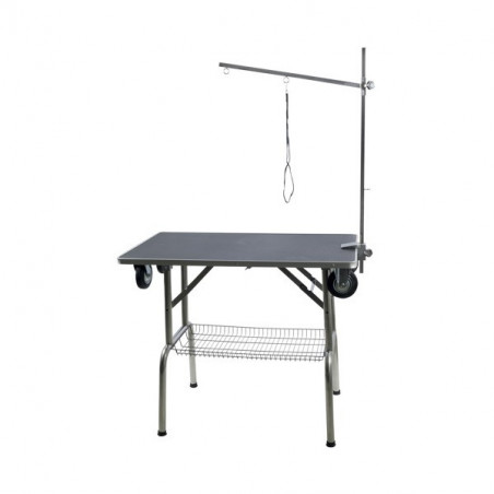 Einzel-Galgen-Klapptisch (mit Rädern)