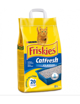 Lettiera classica fresca per gatti Purina Friskies, 8 litri