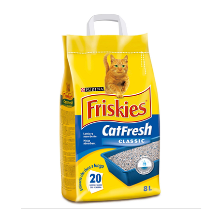 Purina Friskies Cat Fresh Classic Katzenstreu, 8 L