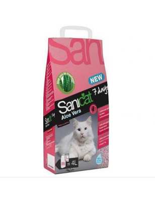 Litière Sanicat Aloe Vera 4 L