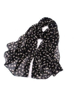 Cat print scarf