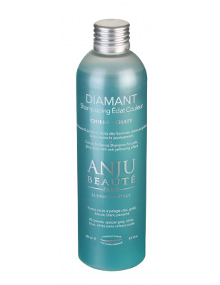 Shampooing Eclat Diamant Anju Beauté - chat et chien - Déjaunissant, silver