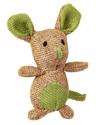 Linen Nature Mouse Toy