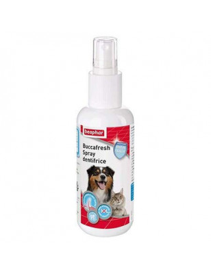 Beaphar, Pasta de dientes en spray para perros y gatos, 150 ml
