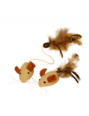 Pack of 2 Nature Cat Mice