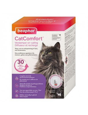 Beaphar, CatComfort, diffuseur et recharge calmants pour chats