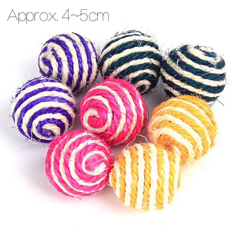 Single rustling rope ball
