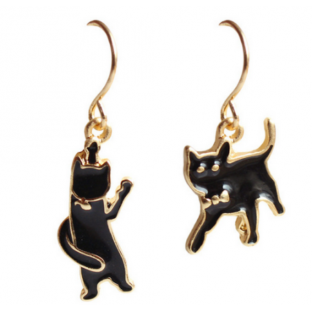 Boucles d'oreilles Chats Drôles