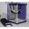 Ladioli, Cage d'exposition pliable avec tour de cage, tapis et hamac