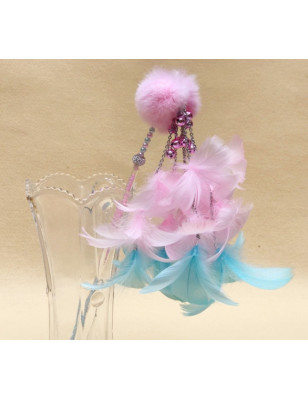 Deluxe feather duster flower bouquet