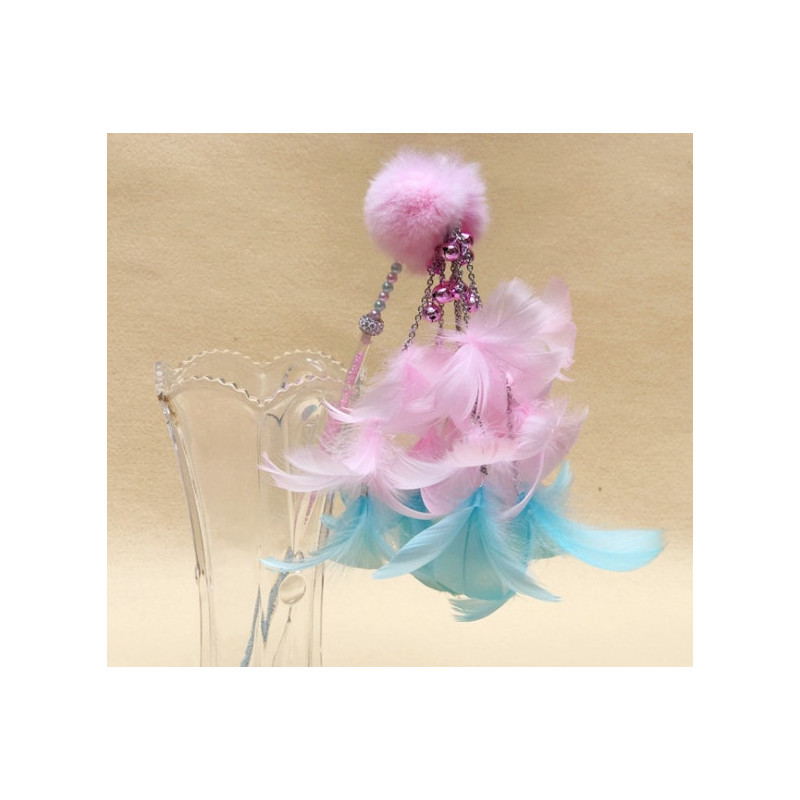 Deluxe feather duster flower bouquet