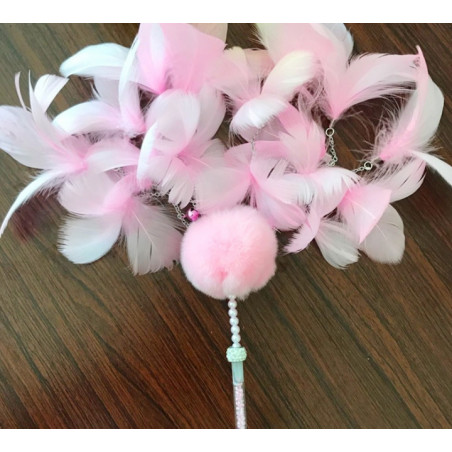 Deluxe feather duster flower bouquet