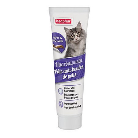 Beaphar, Anti-Haarballen-Paste mit Malz für Katzen