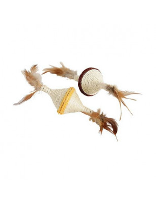 Cat/kitten toy: sisal spinning top