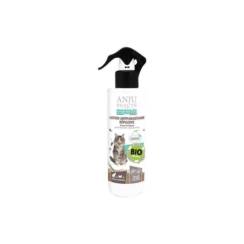 Anju Beauté, Organic repellent antiparasitic lotion for cats