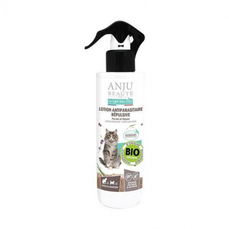 Anju Beauté, Organische abweisende antiparasitäre Lotion für Katzen