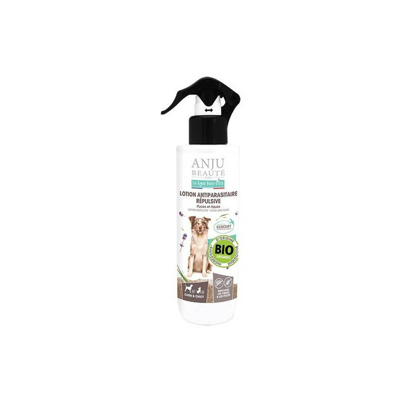 Anju Beauté, The organic repellent antiparasitic lotion for dogs
