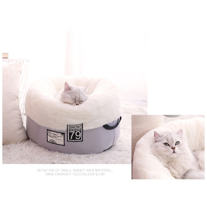 Korb für Katze oder kleinen Hund Snow Fashion