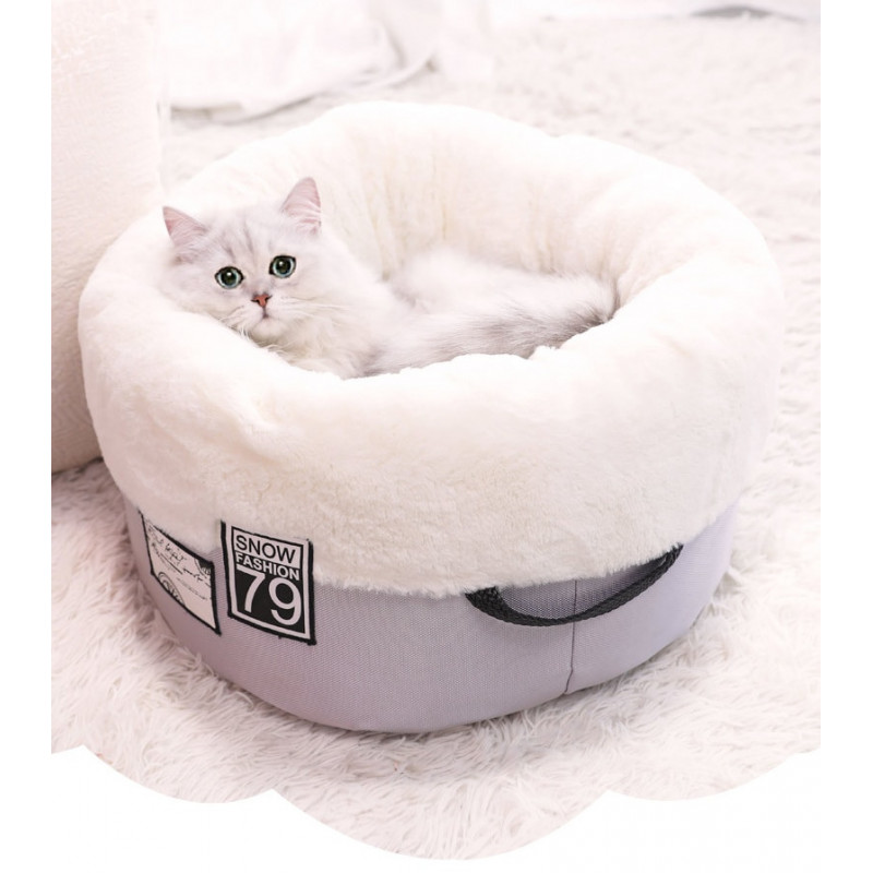 Korb für Katze oder kleinen Hund Snow Fashion