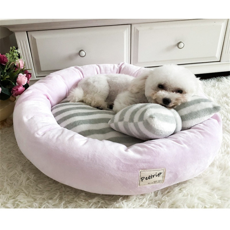 Coussin pour chats et petits chiens Lover rose