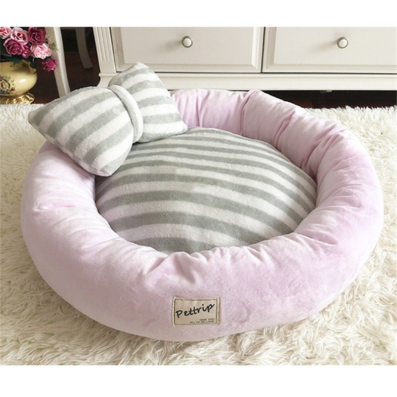 Coussin pour chats et petits chiens Lover rose