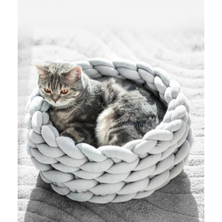 Corbeille pour chat Tricotine