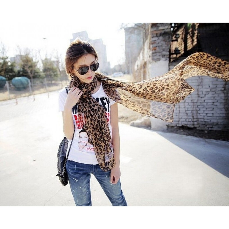Foulard Léopard