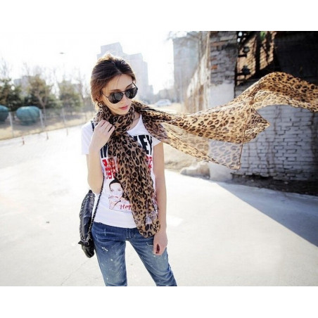 Foulard Léopard