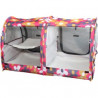 Ladioli, cage d'exposition double 120 x 59 x62