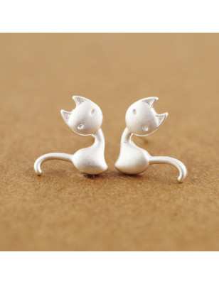 small silver earring