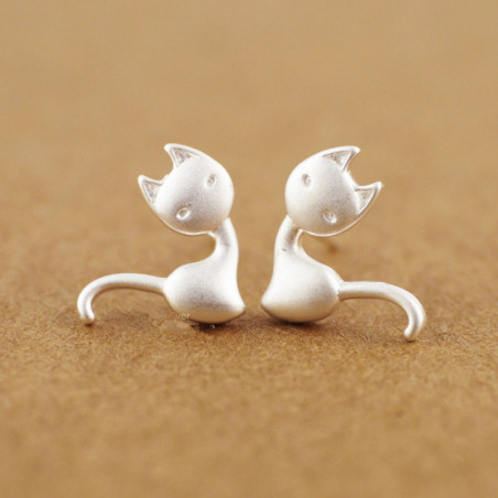 small silver earring