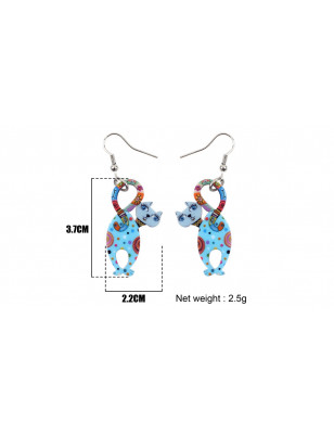 blue fantasy earring