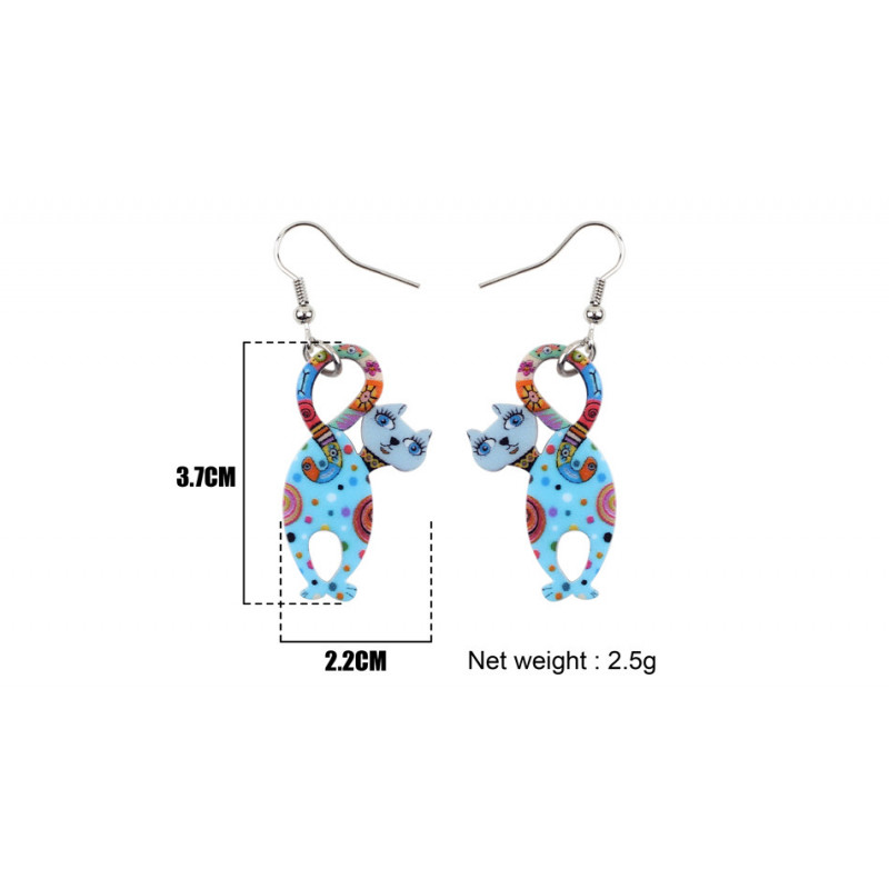 blue fantasy earring