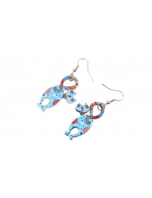 blue fantasy earring