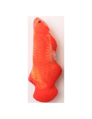 Doudou poisson orange pour chat