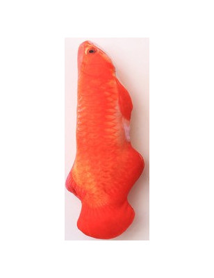 Orangefarbene Fischdecke für Katzen