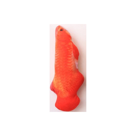 Orangefarbene Fischdecke für Katzen