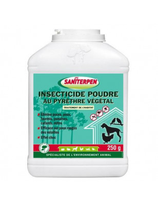 Saniterpen, Insecticidal powder with vegetable pyrethrum