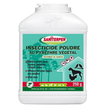 Saniterpen, Insecticidal powder with vegetable pyrethrum