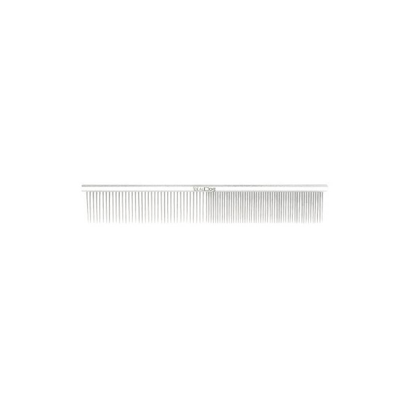 Idealdog, Peigne Alumium Double 19 cm Idealdog, Peigne Alumium Double 19 cm