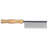 Giant comb with wooden handle, 24 cm
