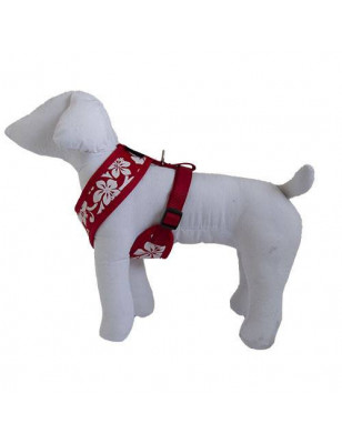 Doogy Tahiti red nylon T-shirt harness