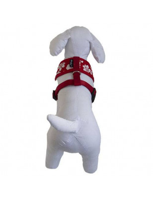 Doogy Tahiti red nylon T-shirt harness