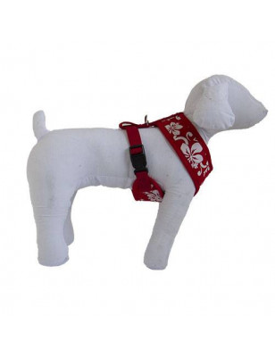 Doogy Tahiti red nylon T-shirt harness