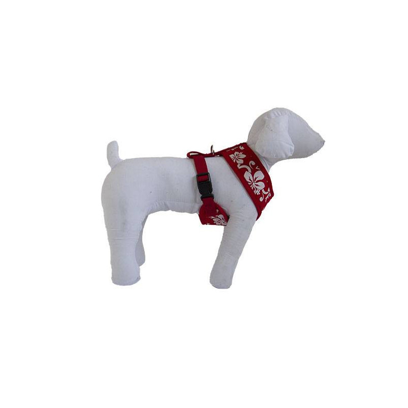Doogy Tahiti T-Shirt Geschirr aus rotem Nylon