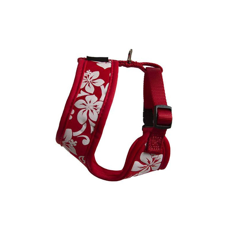 Pettorina per t-shirt in nylon rosso Doogy Tahiti