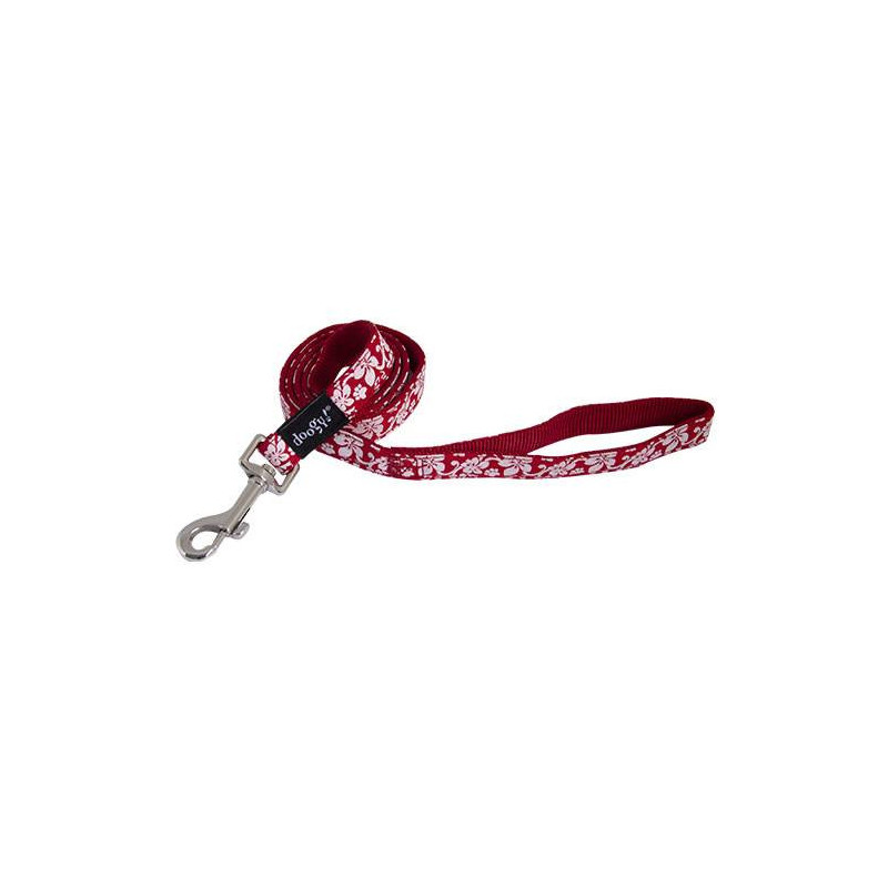 Laisse nylon Tahiti Doogy rouge