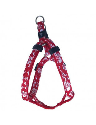 Tahiti red nylon harness